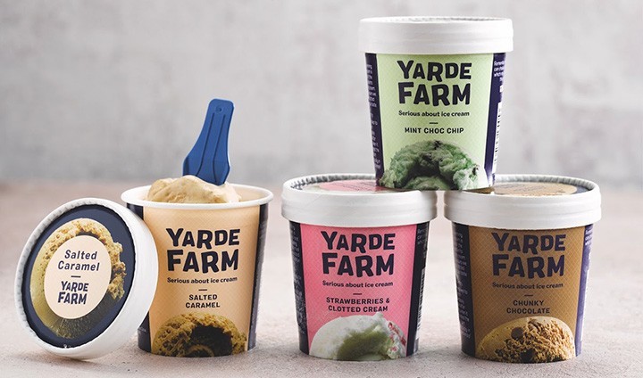 Yarde Farm Ice Cream Packaging