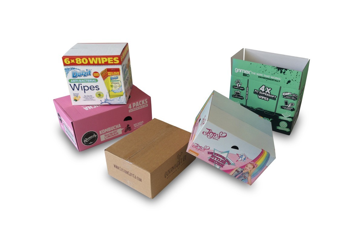 Commercial cardboard boxes