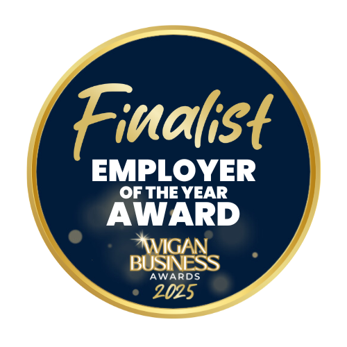 Wigan Business Awards Employer Of The Year Award Finalist 2025 Email Footer Website Badge