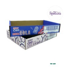 Branded 330ml Can Cardboard Tray Box For Rebelicious