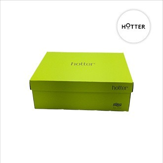 Corrugated cardboard shoe box