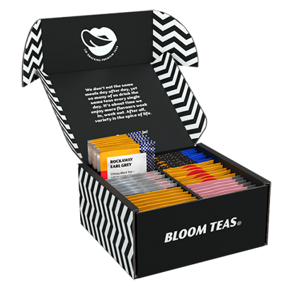 Bloom Teas Box Fully Open