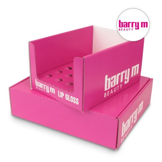 Barry M Hybrid Retail Display Packaging