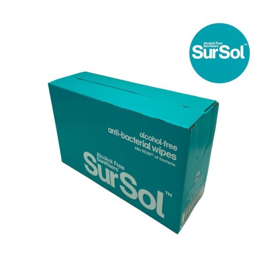 Branded Box For Antibacterial Wipes For Sursol