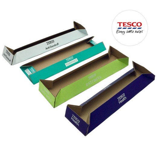 Folding Cardboard Trays For Tesco