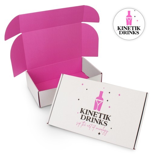 Kinetik Drinks E Commerce Packaging