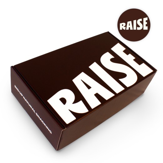 Rasie Snacks E Commerce Packaging