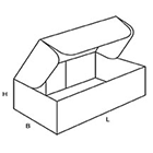 Diagram representing FEFCO style 0426